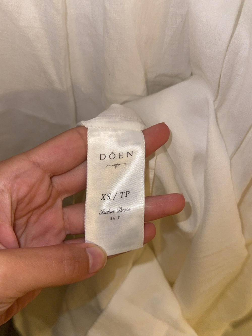 Doen Ischia Midi Dress in Salt - Picture 5 of 6